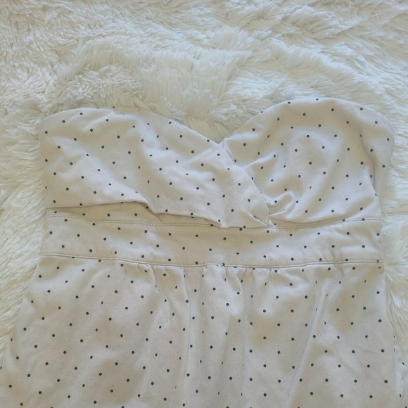 Volcom strapless polka-dot mini dress Juniors Size 5 - Picture 6 of 8